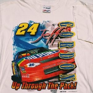 Vintage Y2K Jeff Gordon NASCAR Tshirt